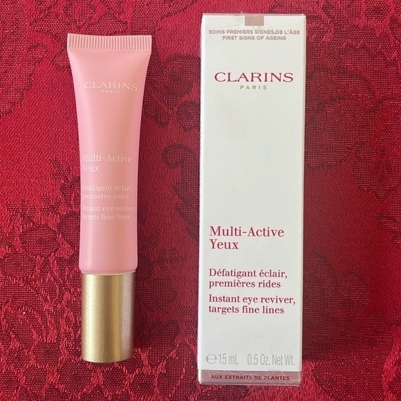 Brand New Clarins Multi-Active Yeux Instant Eye Reviver Fine Lines Eye Cream - Picture 1 of 11